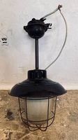 Industrielle Vintage-Hängelampe / Werkstattlampe
