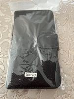 Handyhülle Lederimitat Schwarz für Samsung Note 3 neu
