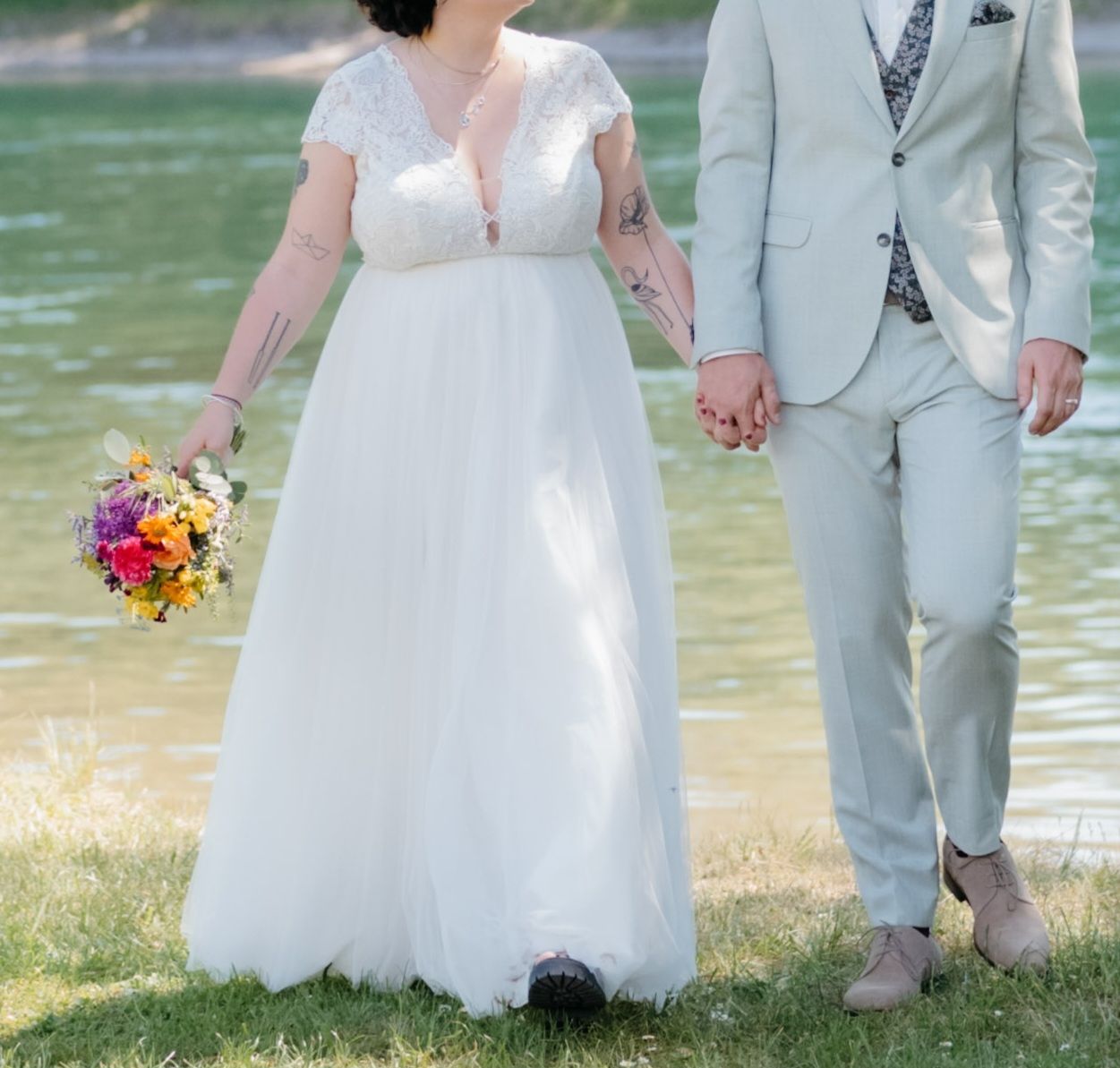 Vestiti: Hochzeitskleid gr. 44 / XXL – Usato da Schaffhausen venduto da Johi123 1