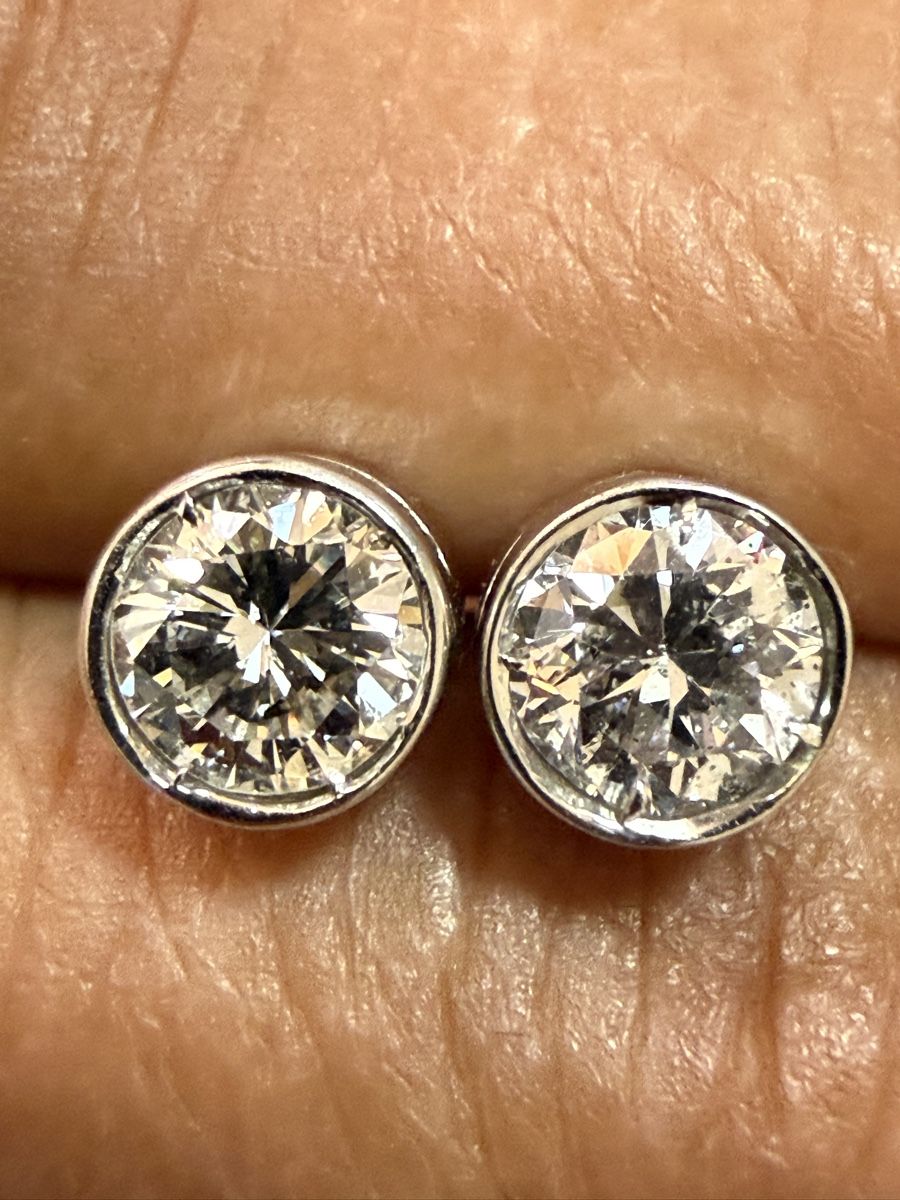 Orecchini pendenti & Orecchini a lobo: Diamant Ohrstecker – Difettoso da Oberhof venduto da RealStone 2