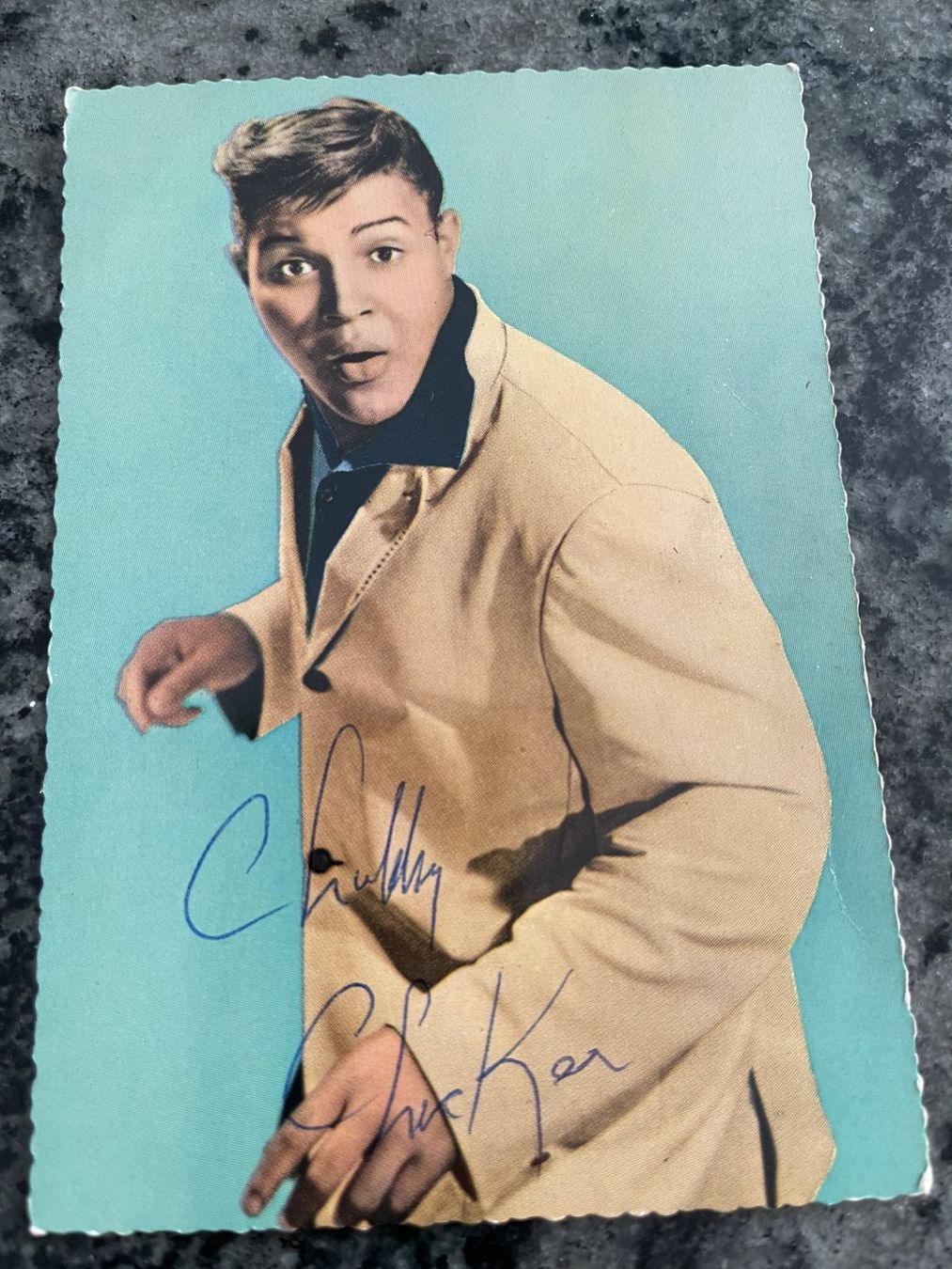 Autogramme: CHUBBY CHECKER   TWIST AGAIN / TOP AUTOGRAMM – Gebraucht aus Egg b. Zürich von Dbunny