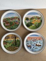 4 Sammelteller Porzellan VILLEROY & BOCH Die 4 Jahreszeiten 