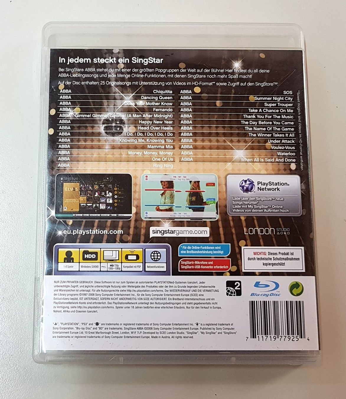 Sony Spiele: 😎SingStar ABBA  in jedem steckt ein SingStar  PS3 – Gebraucht aus Schüpfheim von Games_Spielkonsolen 2