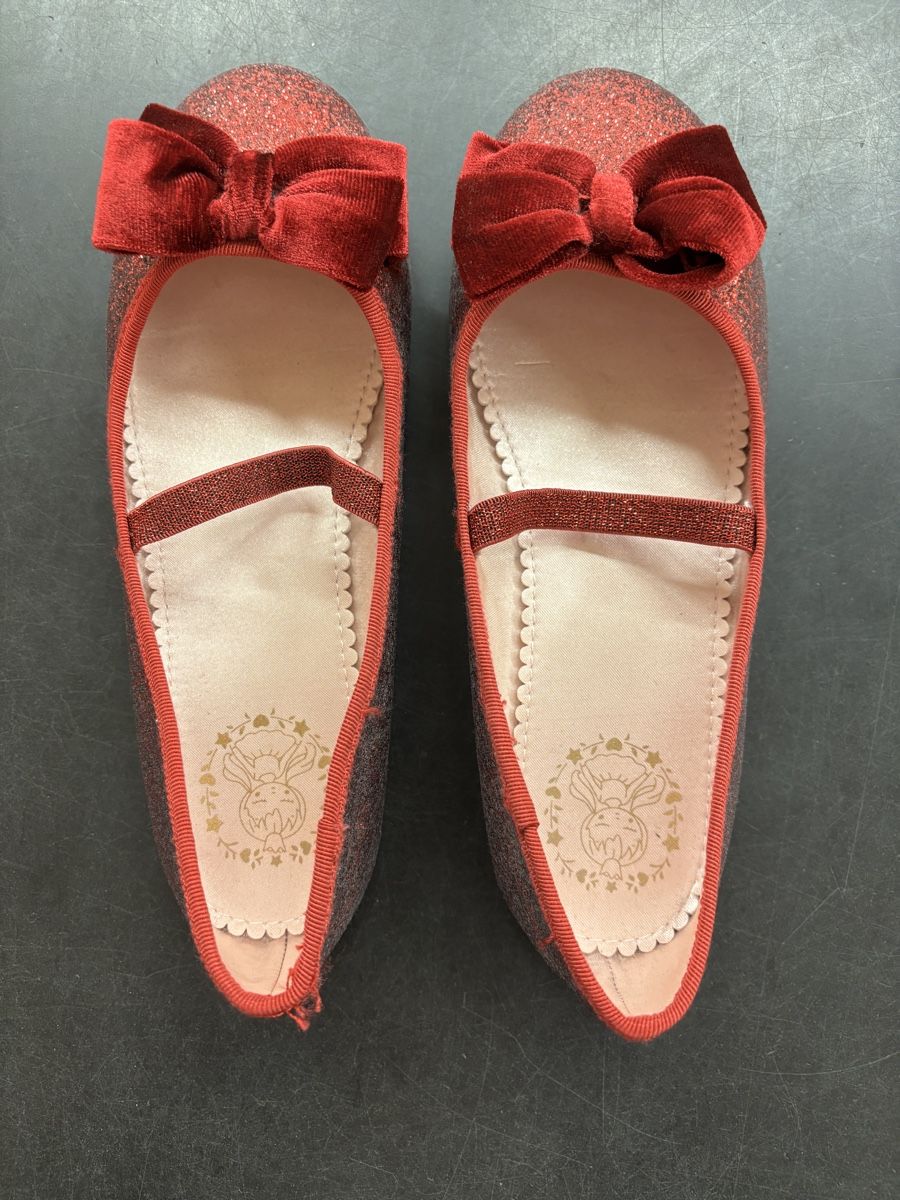H&M Scarpe per ragazze: Glitzer Ballerinas rot, Grösse 33 – Usato da Büren an der Aare venduto da Nikito2001 2