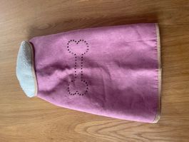 Hundemantel Hundekleid rosa gefüttert