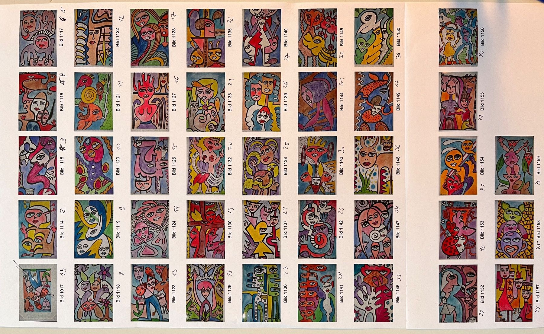 Poster & Bilder: Aquarelle/ Bilder einer Ausstellung – Neu (gemäss Beschreibung) aus Aarau von Doct8 9