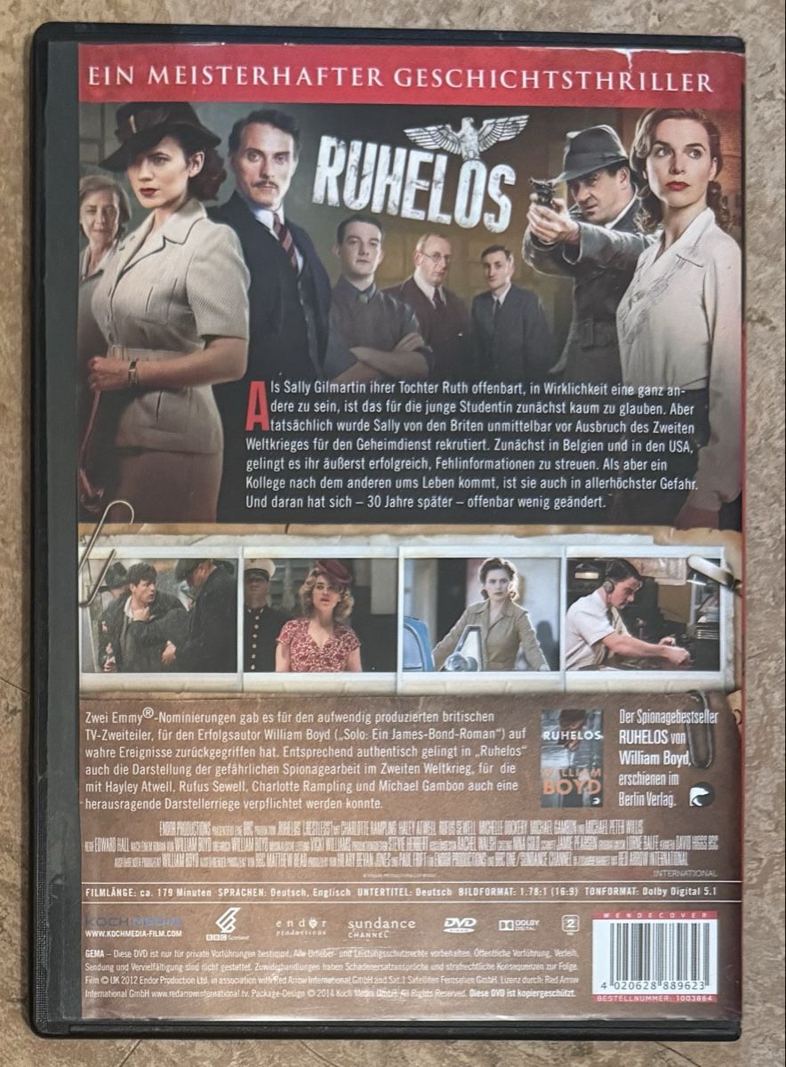 Alle DVDs: RUHELOS – Neu (gemäss Beschreibung) aus Dietikon von AndreaSch01 1