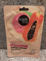 Organic Shop Sheet Mask Guava und Papaya Vitamin C neu🥑🥭🌱