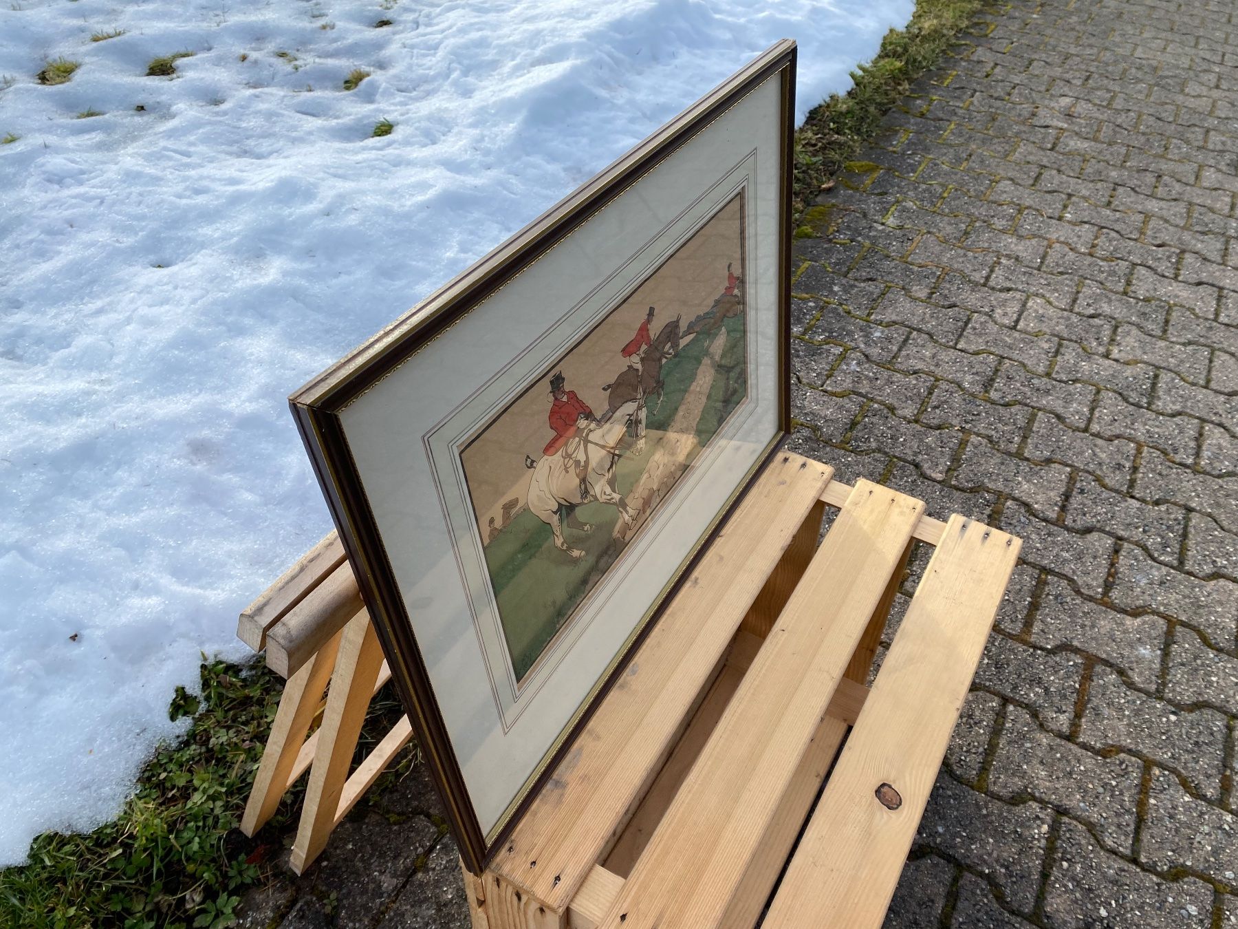 Carrozze: schönes Jagdbild von Dorothy Hardy – Usato da Feldbach venduto da Fea1 6
