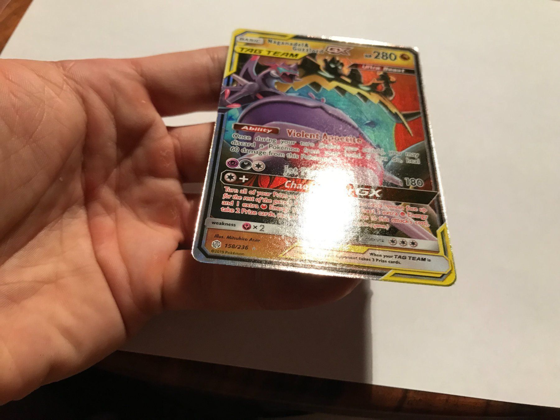Pokémon Carte collezionabili: Naganadel & Guzzlord GX – Usato da Hagendorn venduto da Pokecollectorch 3