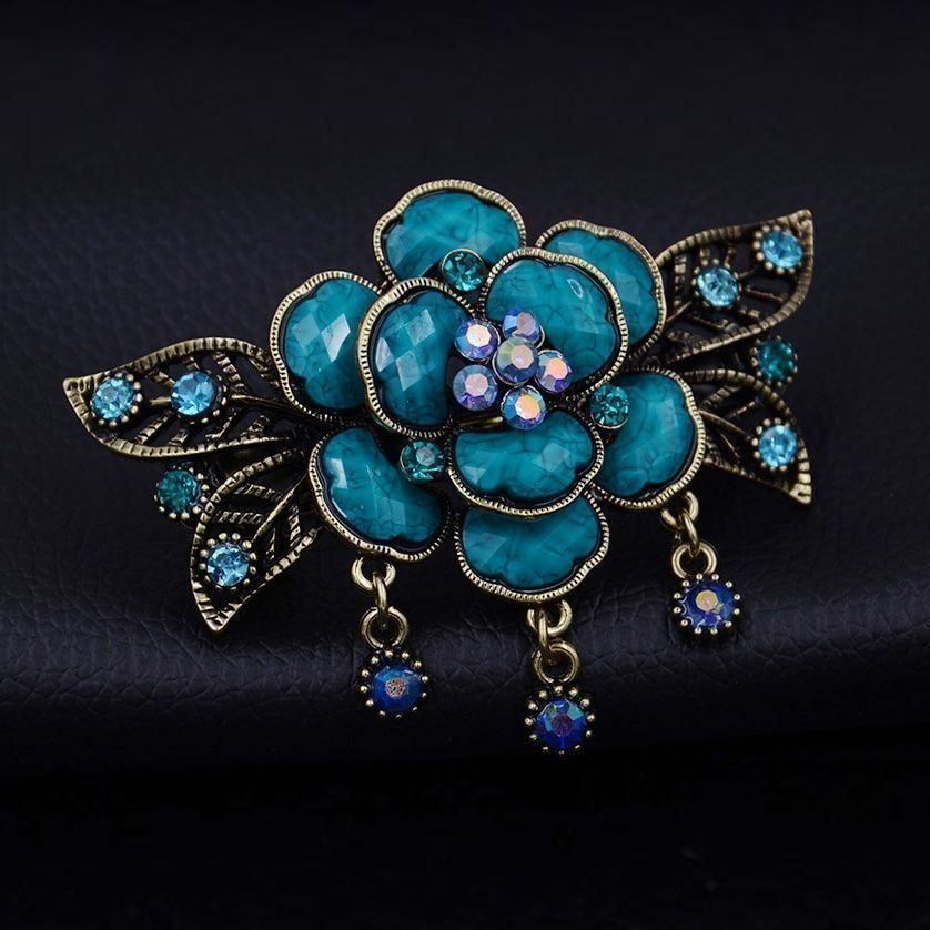 Accessori per capelli: Blue Flower :: Hairclip – Nuovo (secondo la descrizione) da Horgen venduto da missistore 1