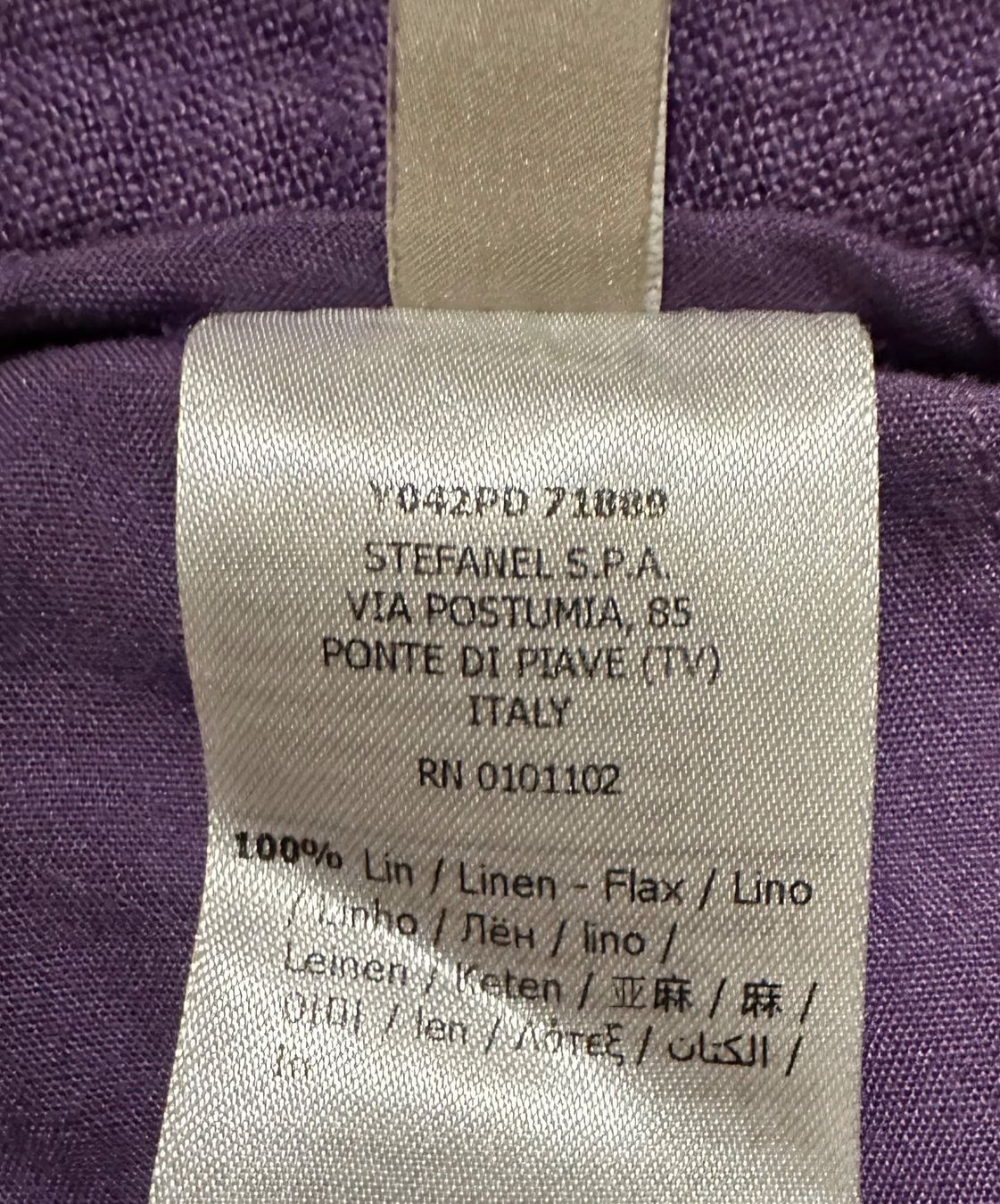 Stefanel Pantaloni: Pantalon ample en lin t.40 – Usato da Sion venduto da DayJenn 4