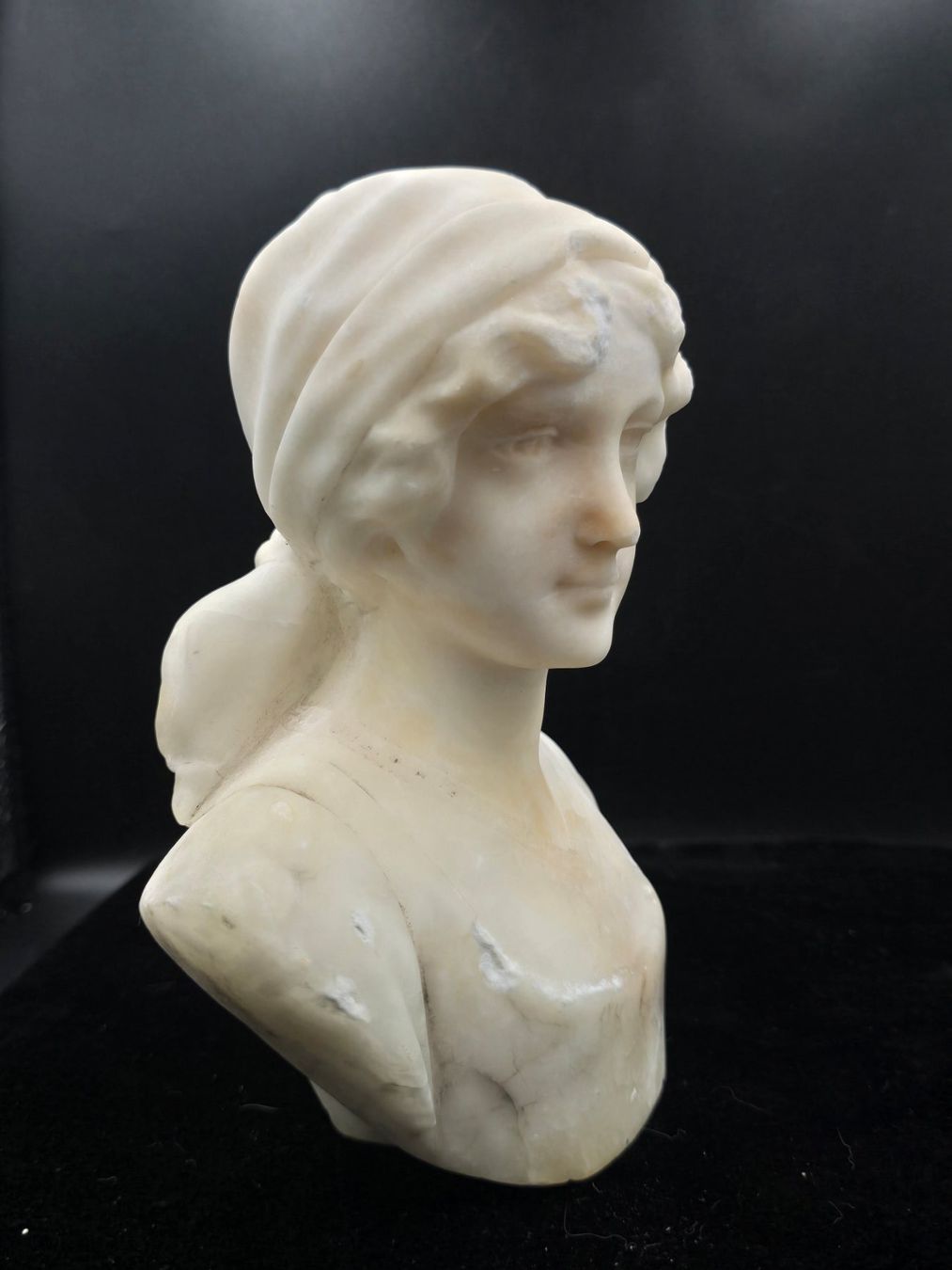 Statuette: Alabaster Büste Frau weiss – Usato da Rorschacherberg venduto da snOOpydOg11 7