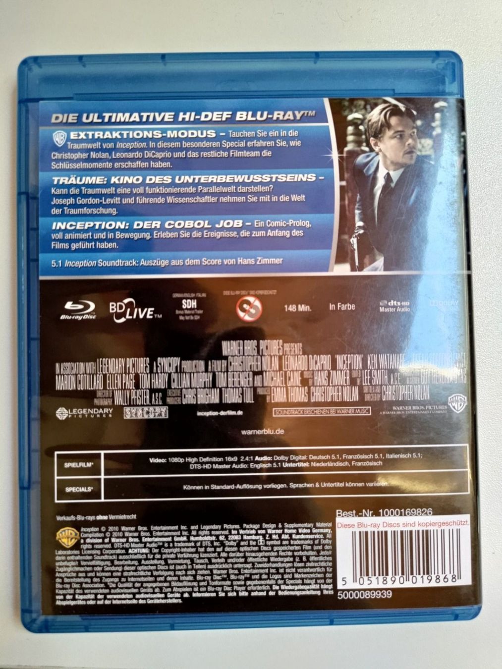 Tous les DVDs: Inception – D'occasion à Liestal par Kratzilla 2