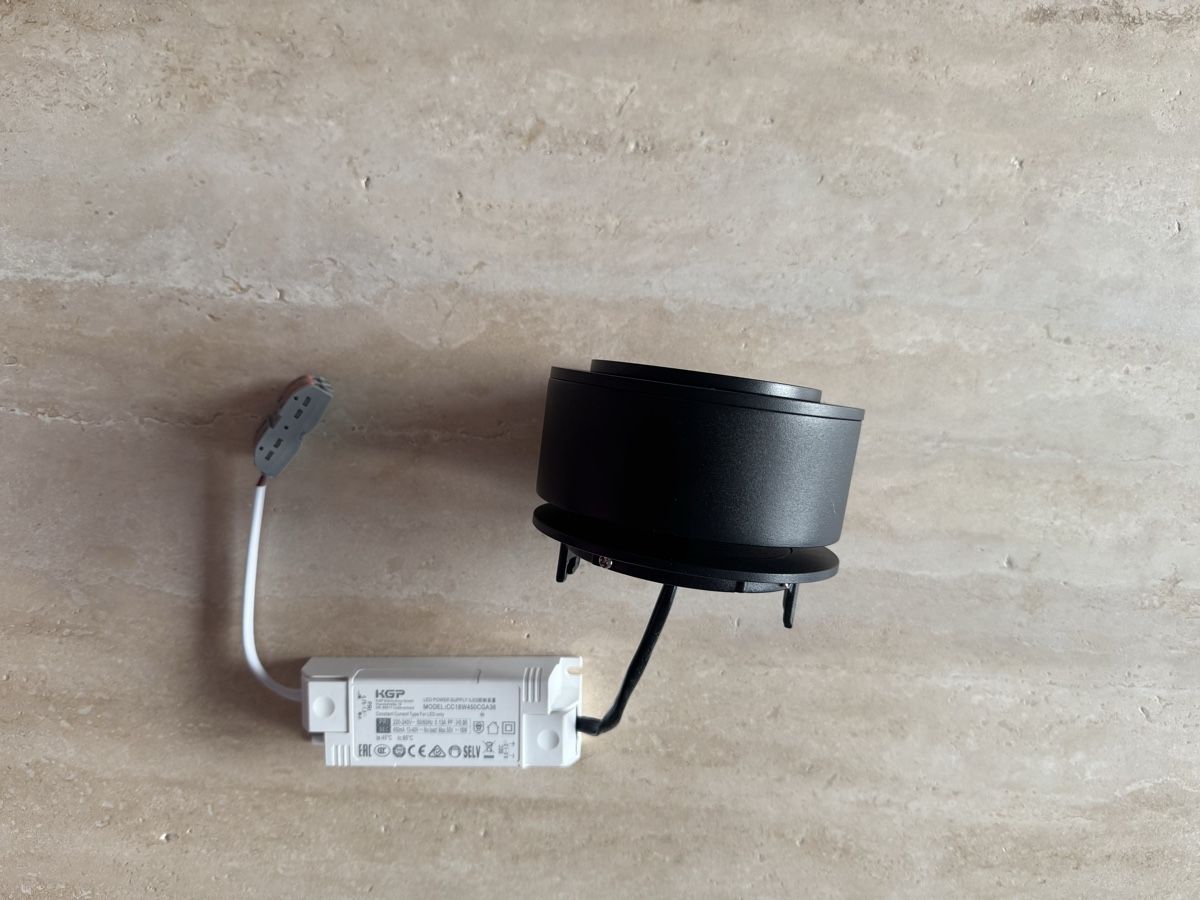 Lampade: Schwarzer LED Einbaustrahler, neu und stromsparend! – Nuovo e nell'imballaggio originale da Chur venduto da rau_6pvc 2