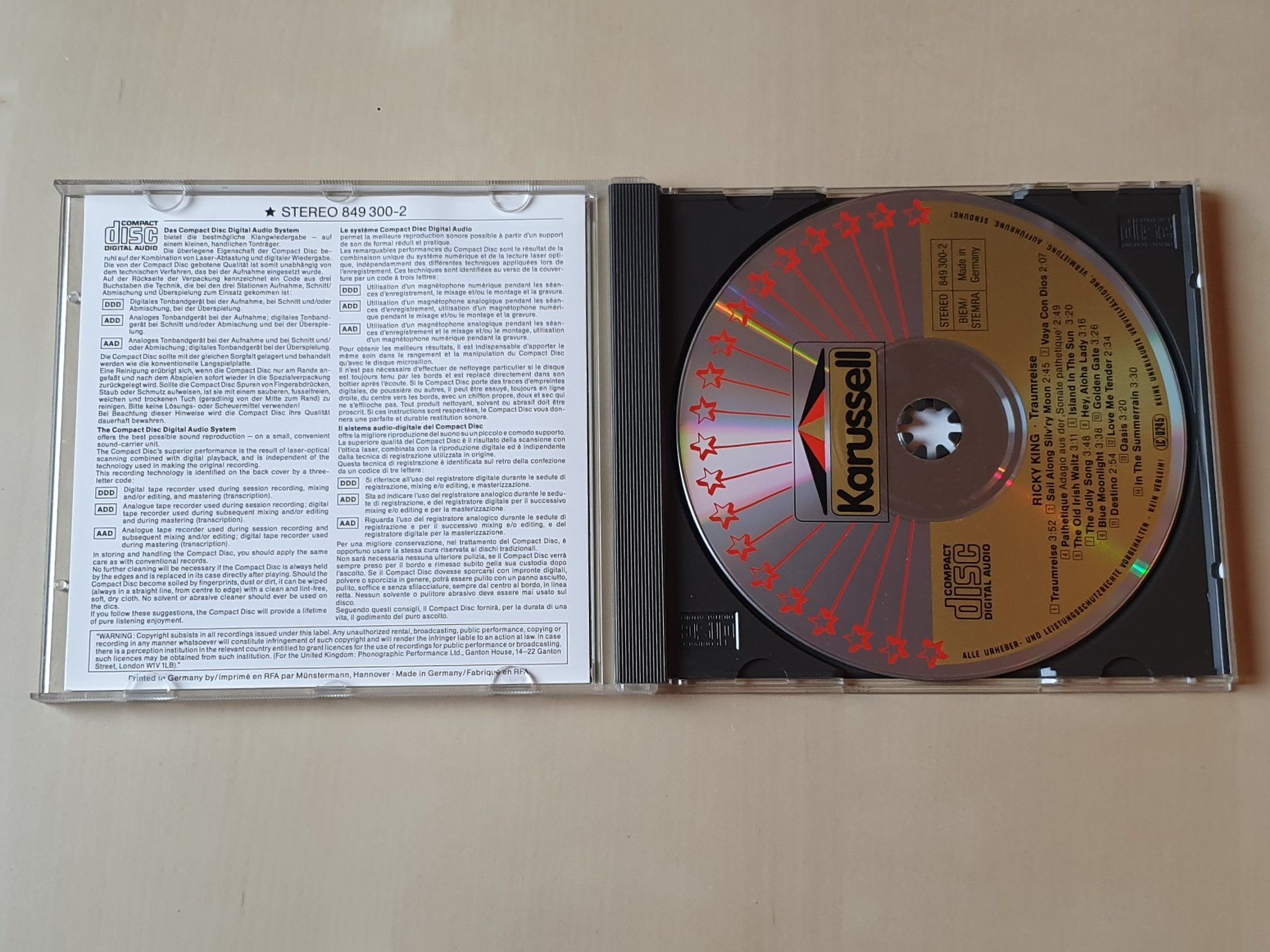CDs: Ricky King Traumreise – Gebraucht aus Stansstad von collectorsshop 2