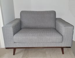 Modernes Sofa, 2-Sitzer, grau, top Zustand