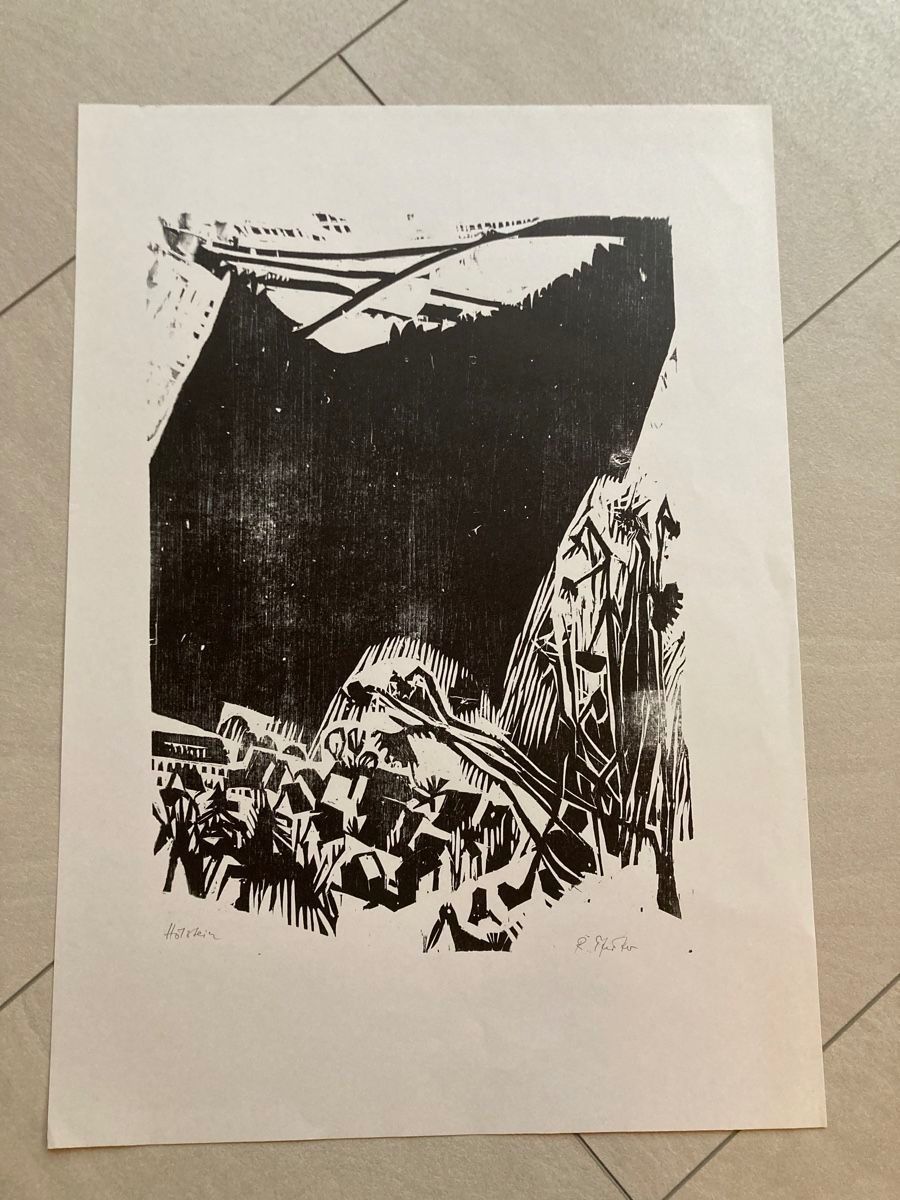 Grafica & Litografie: Ruedi Pfirter "Hölstein" Lithographie – Usato da Herisau venduto da XenonSniper