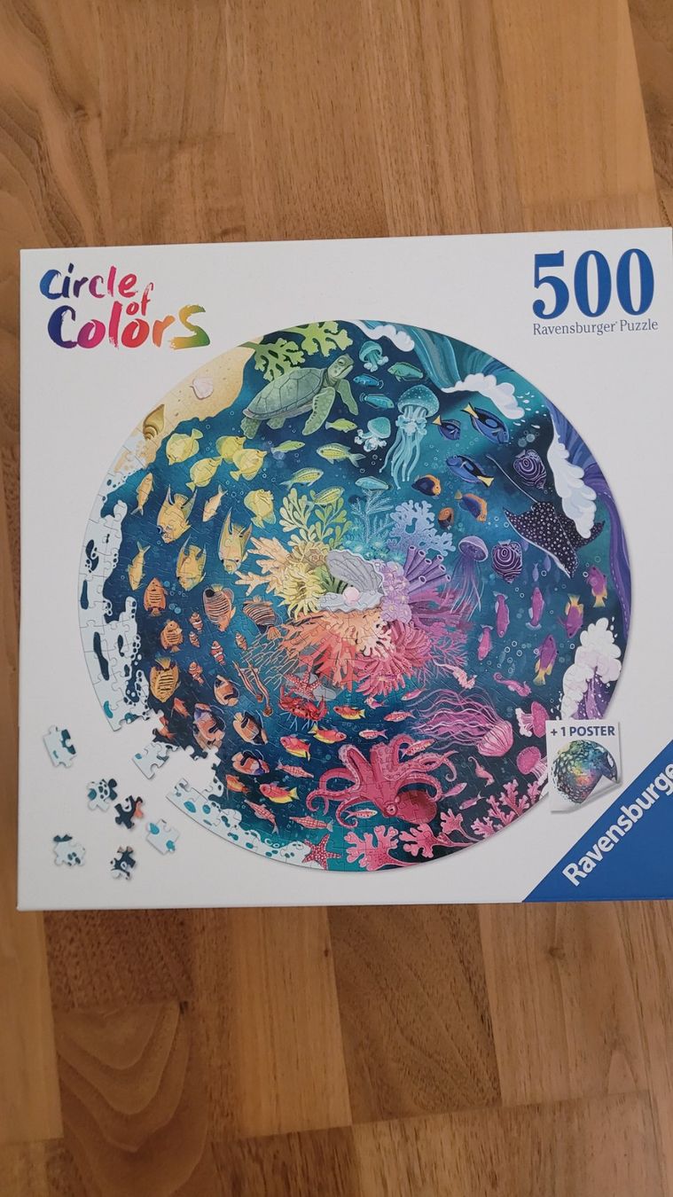Ravensburger Puzzles: Puzzle rund 500 Teile – Gebraucht aus Sulz AG von Sennli1