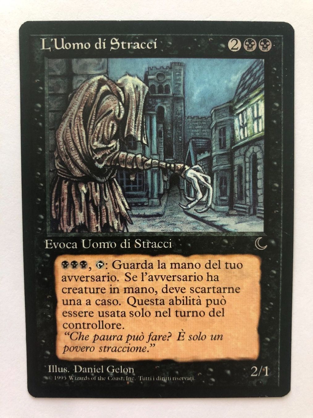 Cartoline: MTG - L’Uomo di Stracci – Usato da Zürich venduto da T_H_O_M_A_S