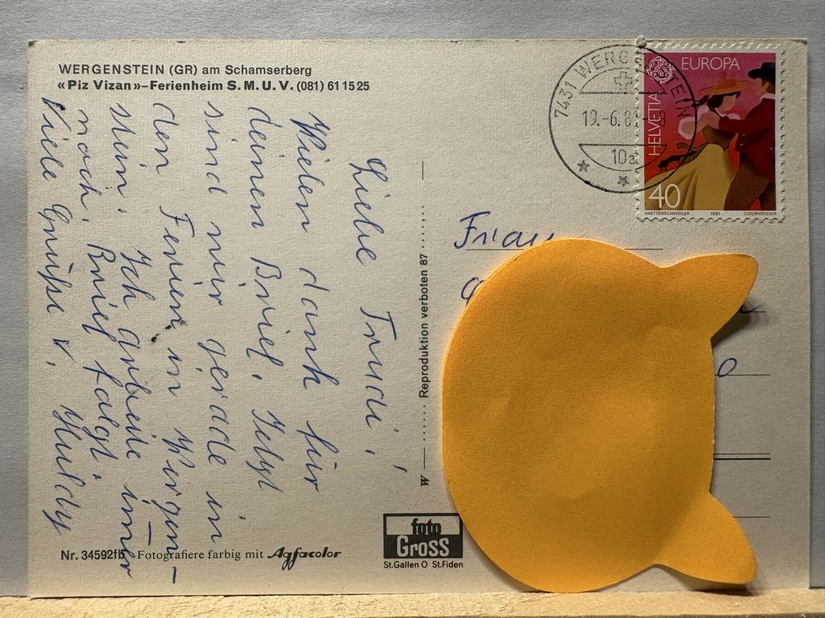 Cartoline postali: AK von Wergenstein – Usato da Rümlang venduto da Kartenpost1 1