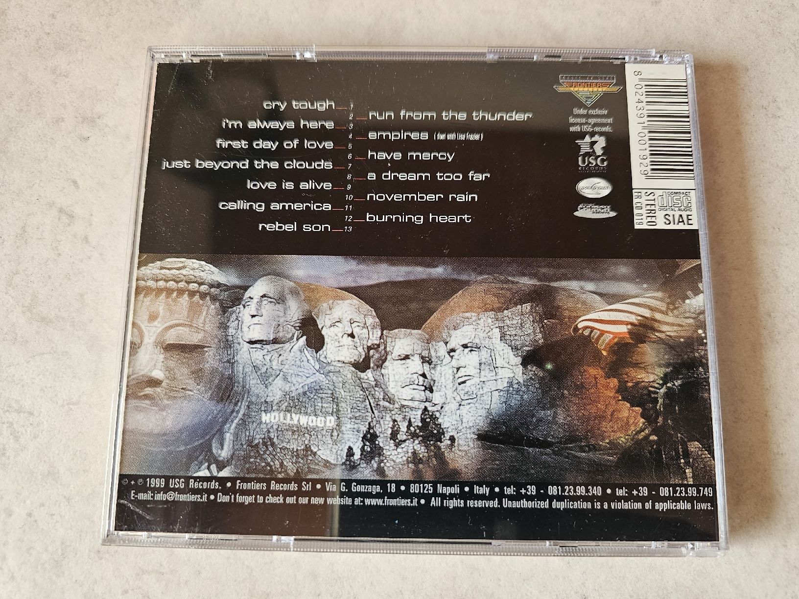 CD: Jimi Jamison's Survivor  -  Empires – Usato da Schneisingen venduto da backstore24 1