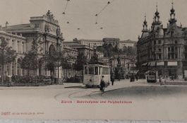 ZÜRICH - Tram Bahnhofplatz & Polytechnikum