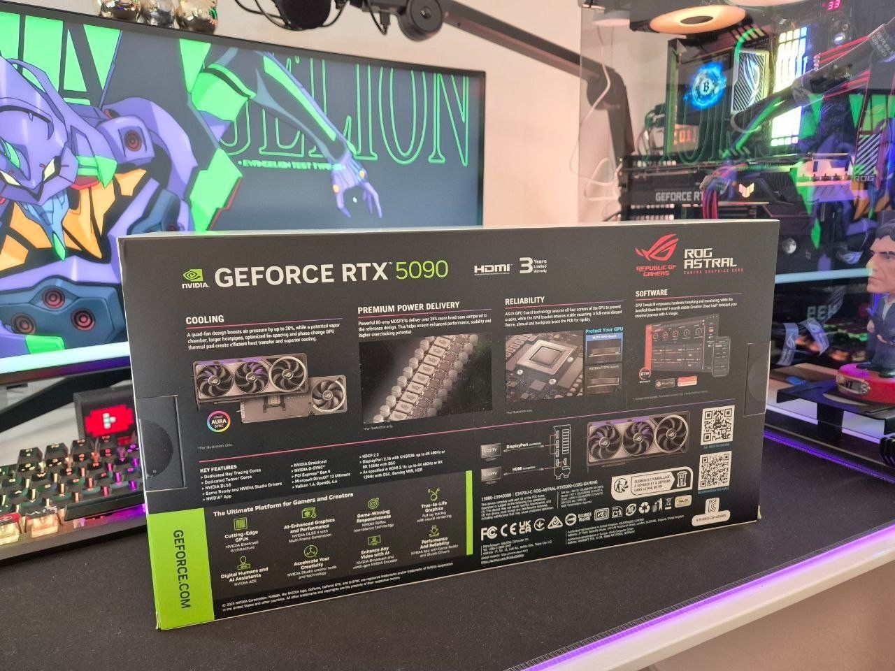 Neuwertige ASUS ROG ASTRAL Nvidia Geforce RTX 5090 32GB OC (Gebraucht ...