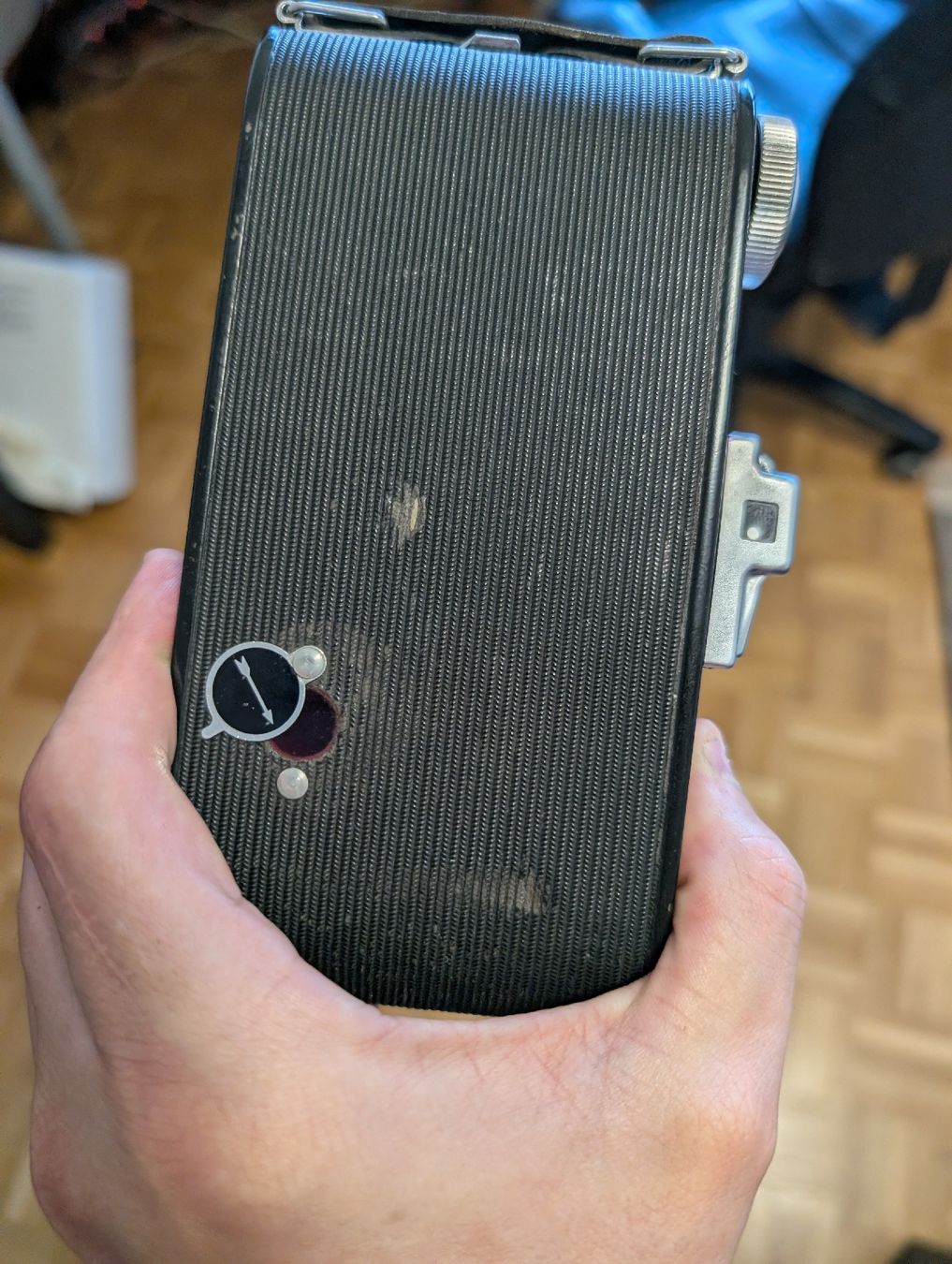 Agfa Kamera: Agfa Billy Klappkamera mit Originaltasche – Gebraucht aus Roggwil BE von MA-4900 4