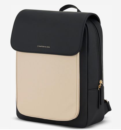 Sac à dos Kapten & Son noir beige presque neuf
