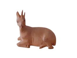 Figur Reh geschnitzt
