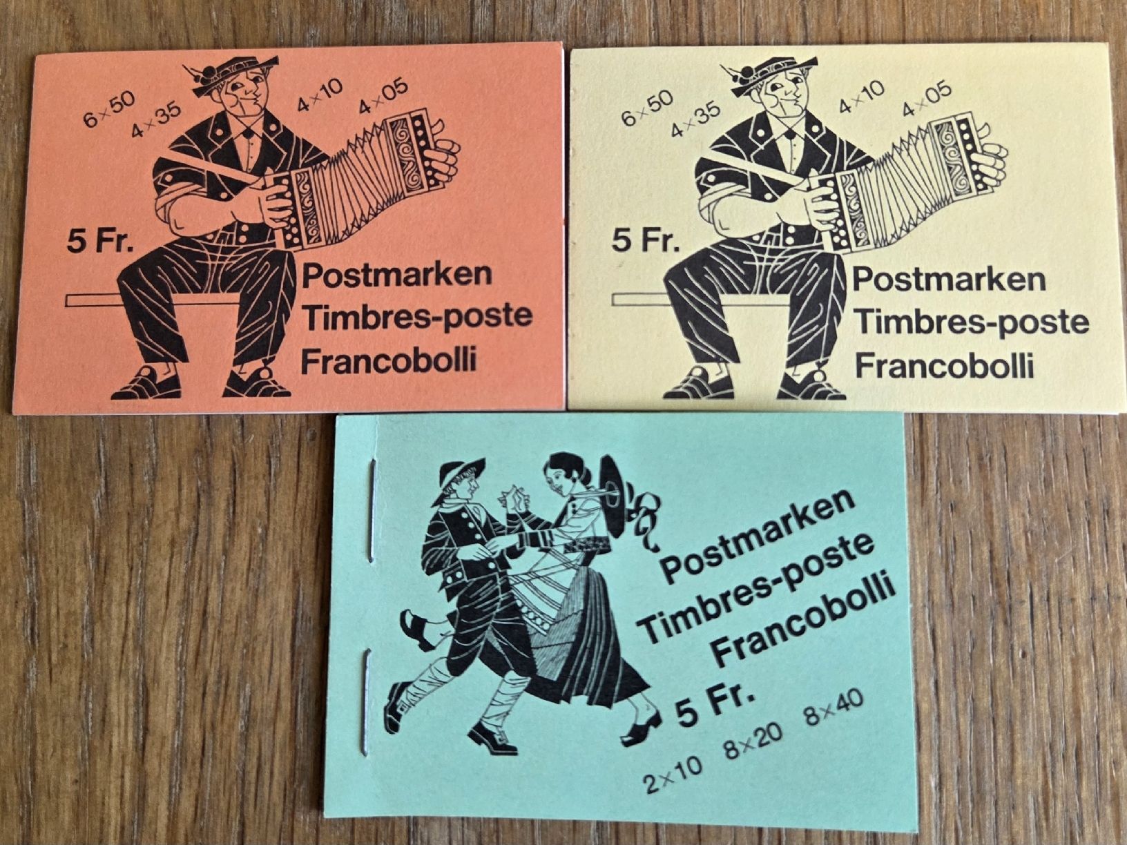 Alle Briefmarken: 3 Briefmarken-Heftchen Postfrisch – Gebraucht aus Stans von Ducati16 3