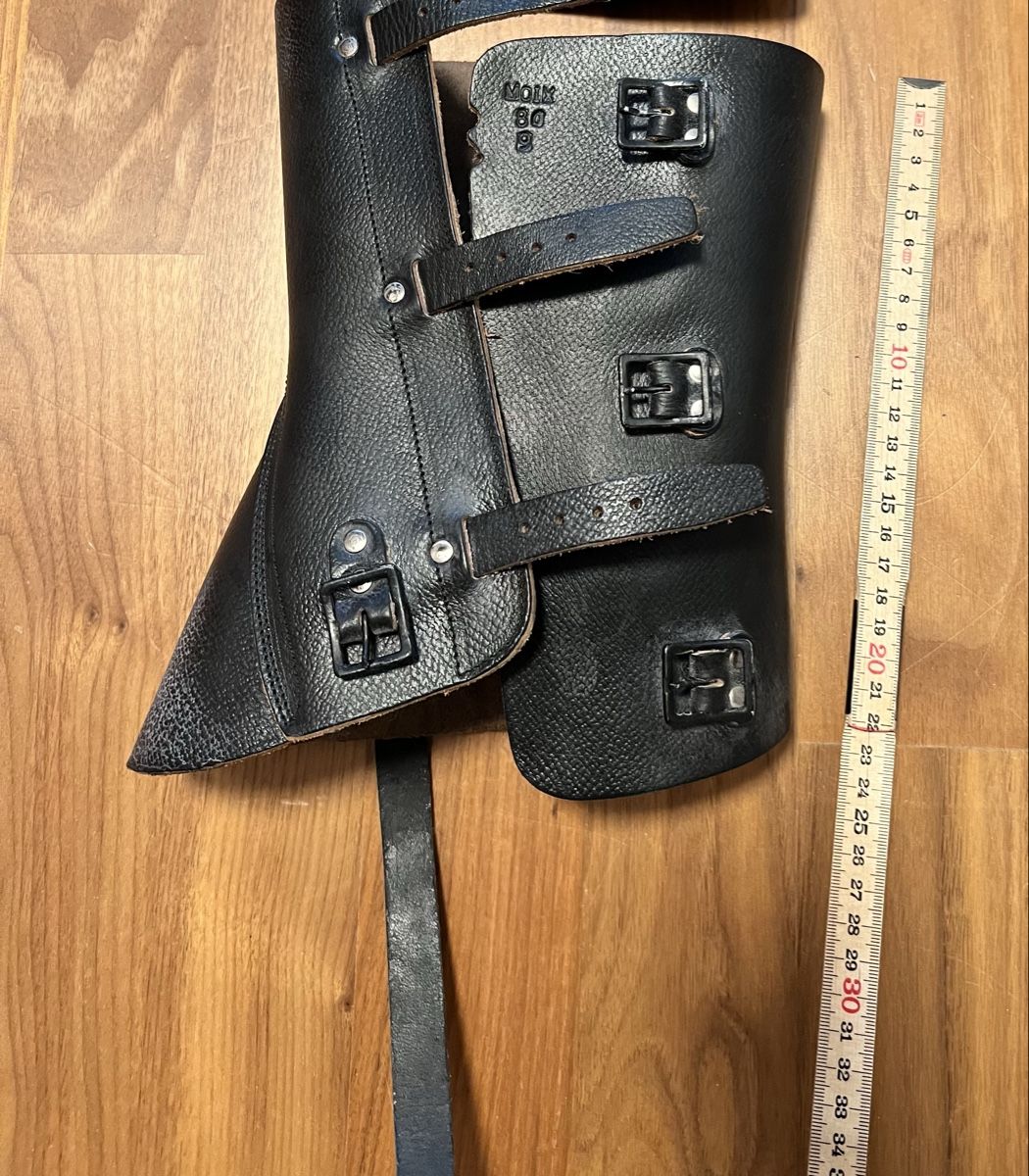 Schweizer Armee Gamaschen & Bandagen: Gamaschen Leder CH Armee NOS – Neu (gemäss Beschreibung) aus Sevelen von Ritiplampi 4