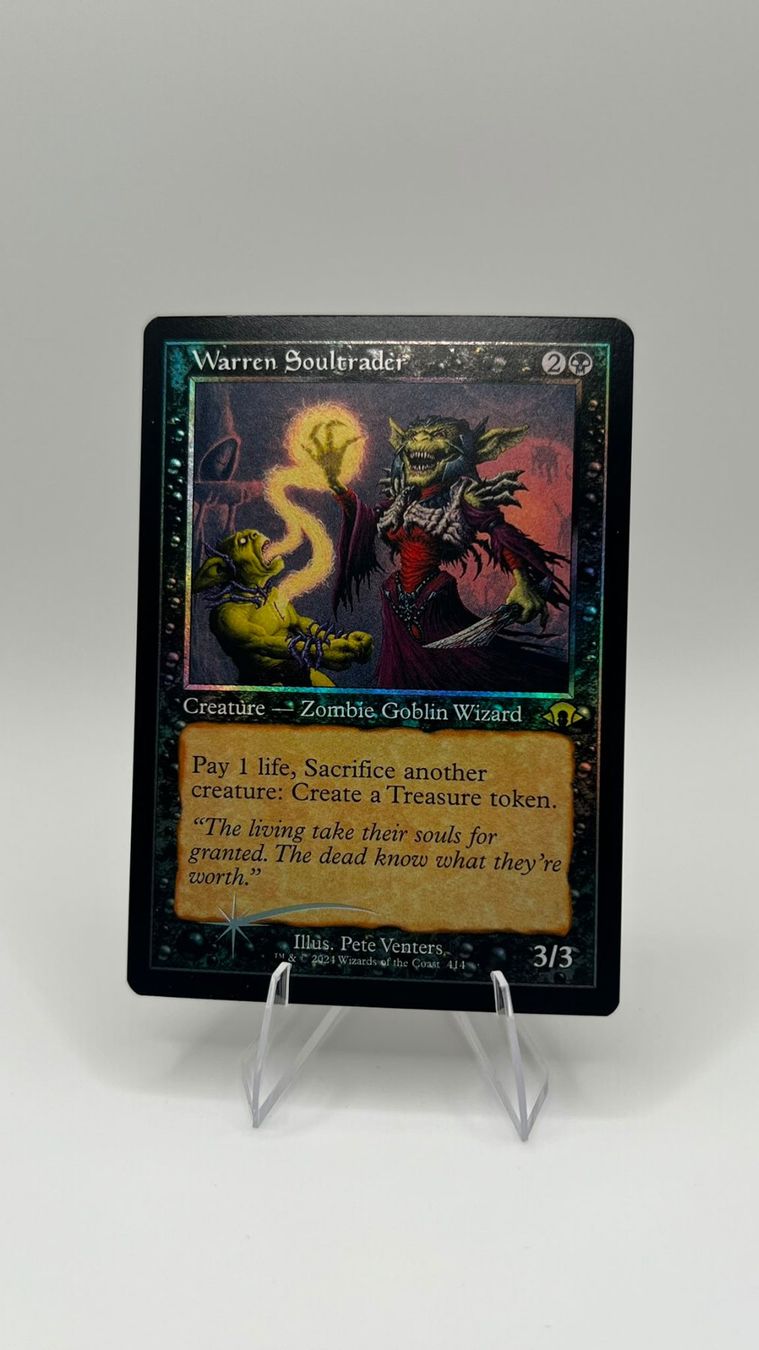 Magic The Gathering Carte collezionabili: Warren Soultrader Foil – Nuovo (secondo la descrizione) da Wilen b. Wollerau venduto da GarruksShop