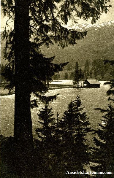 Cartoline postali: Lenzerheidsee + ca. 1925 – Usato da Emmenbrücke venduto da teestube