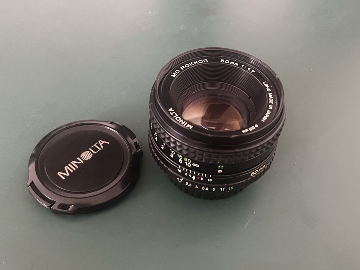 Minolta Objektive: Minolta MD Rokkor I 50mm 1:1.7 – Gebraucht aus Allschwil von mpant02