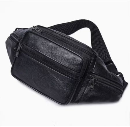 Echtleder Bauchtasche Leder Gürteltasche Umhängetasche NEU