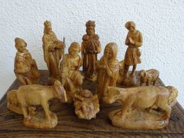 Palästina Krippe / Holz, vollständig