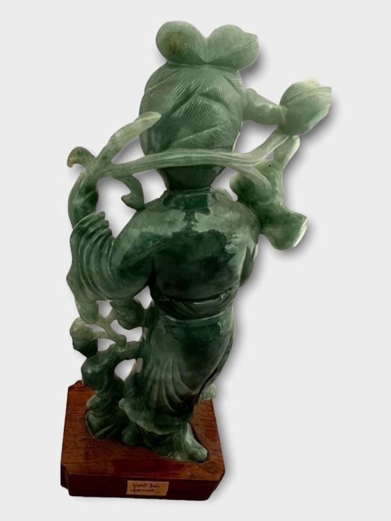 Pendentif Ancien En Jade Marron Sculpté - Chine Fin 19ème / Début 20ème Siècle - TBE