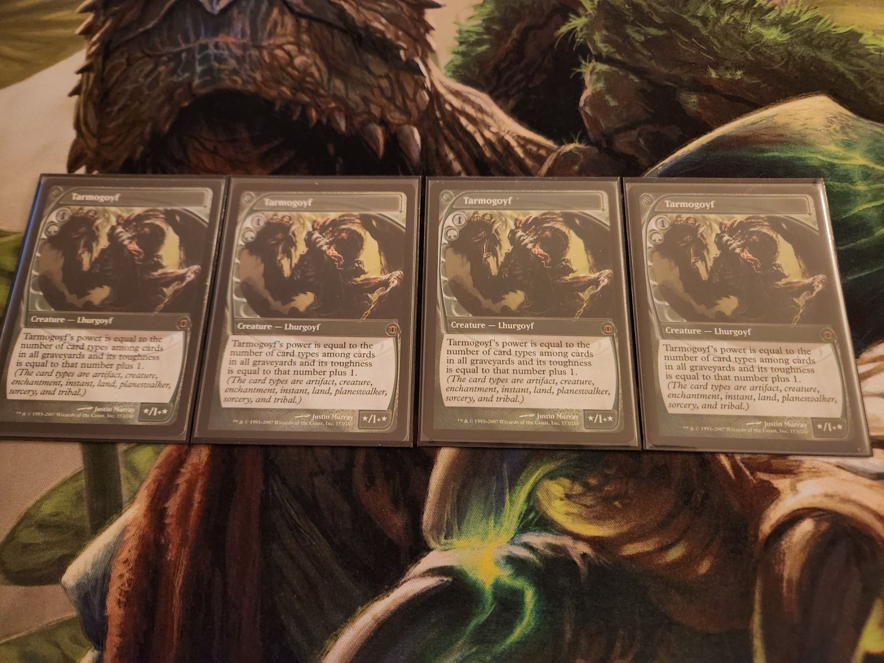Magic The Gathering Carte collezionabili: MTG Playset Tarmogoyf Future Sight – Usato da Bütschwil venduto da Osomo