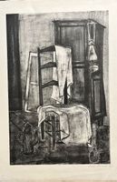 André MINAUX (1923-1986) LITHOGRAPHIE SIGNIERT NUMMERIERT