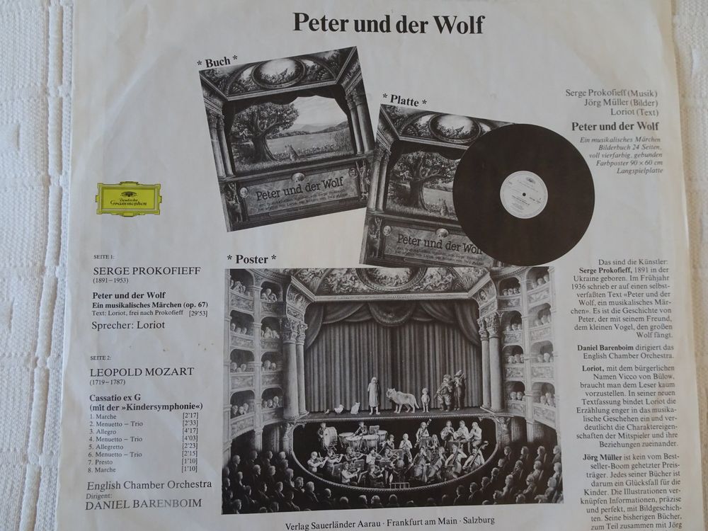 Vinyles: Peter und der Wolf – D'occasion à Bünzen par margretsch 1