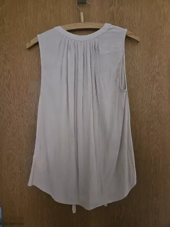 Damen Bluse ärmellos hellrosa 