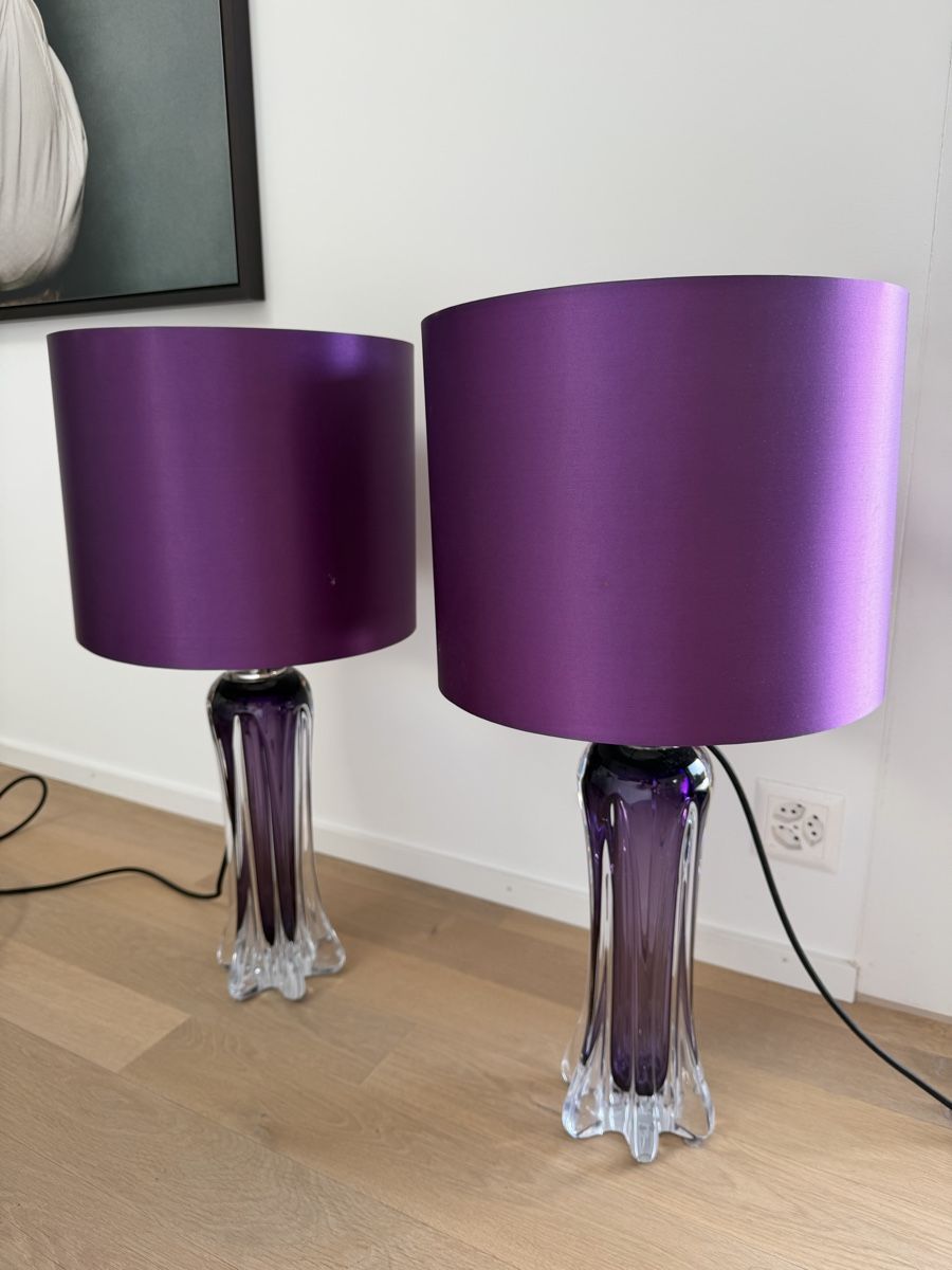 Eichholtz Lampade: Eichholtz Tischlampe Glas, 2 Stück – Usato da Thalwil venduto da sabovob