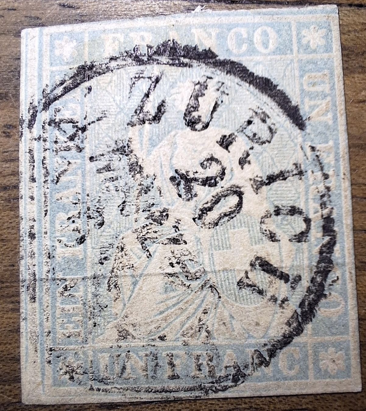 Tutti i francobolli: Strubel 27C Kat. 1200.- – Usato da Balgach venduto da SIMEON27