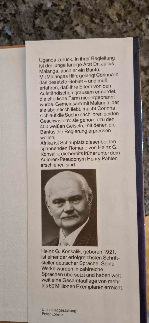 Libri: Konsalik - Der Gefangene der Wüste – Usato da Schwanden GL venduto da Afredolino 2