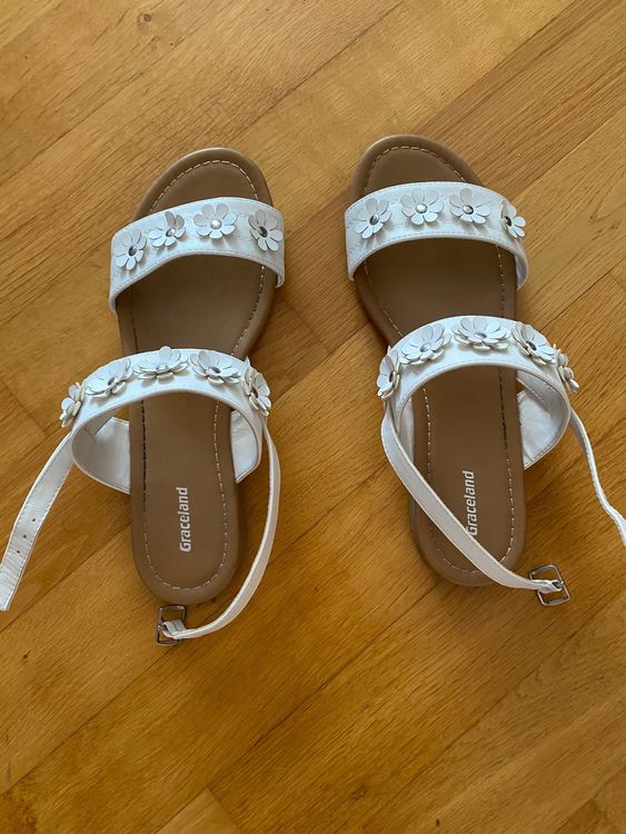 Damen Sandalen weiss 3
