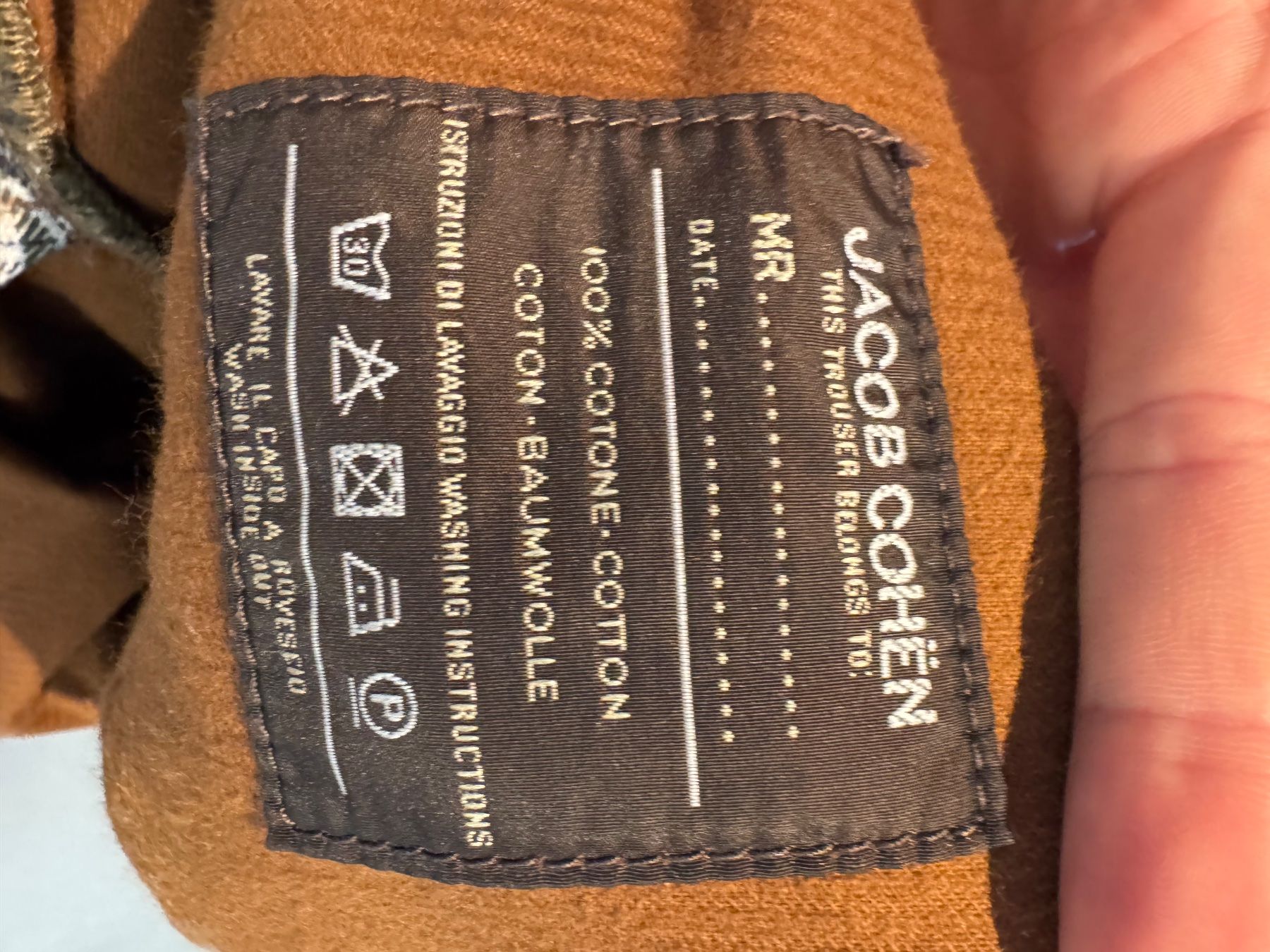 Jacob Cohën Pantaloni: Jacob Joen Kordhose – Usato da Dielsdorf venduto da Anthony111 7