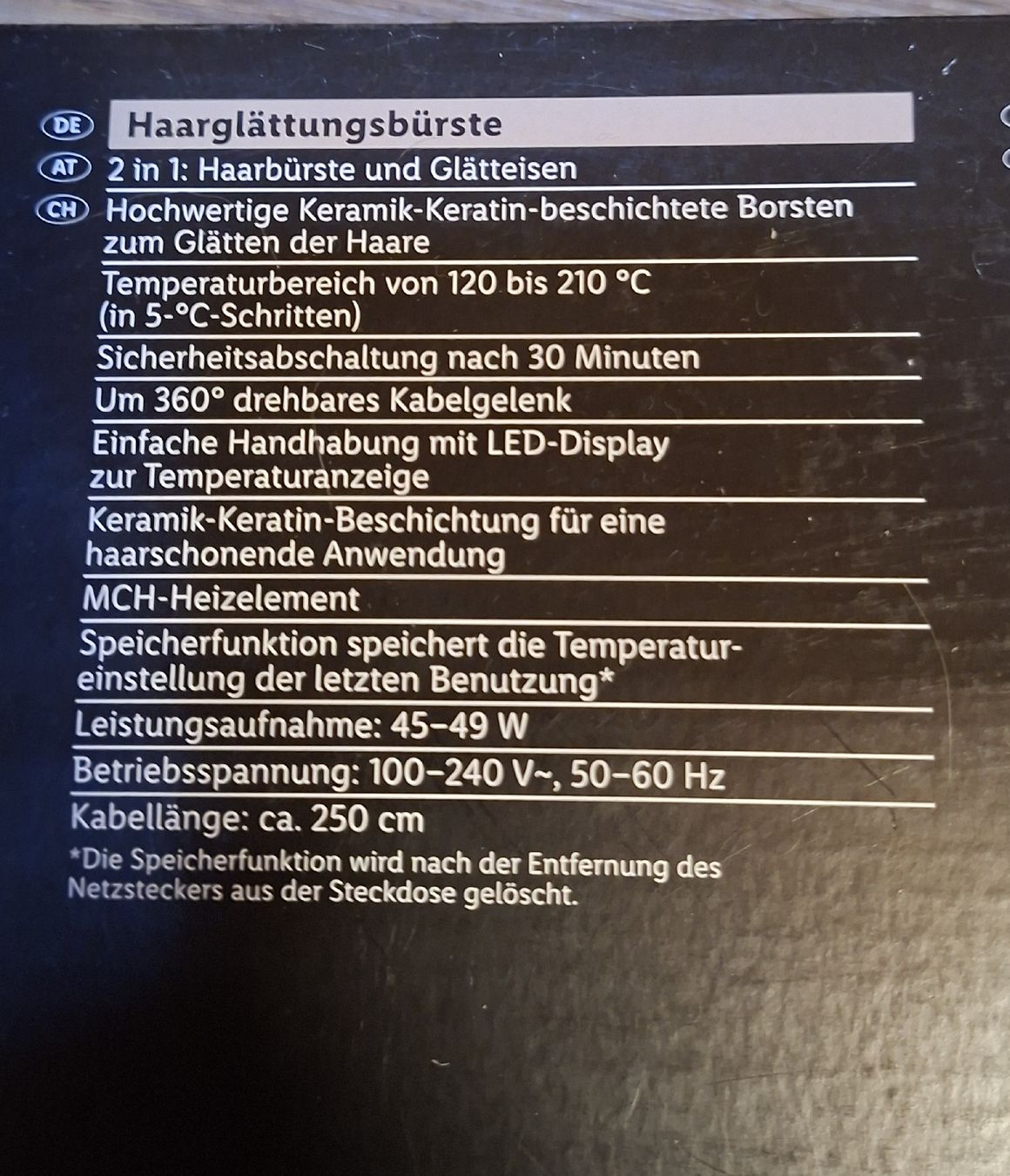 Altro per la cura dei capelli: Haarglättungsbürste 2 in 1 – Nuovo e nell'imballaggio originale da Unterbäch VS venduto da Nifadi 1