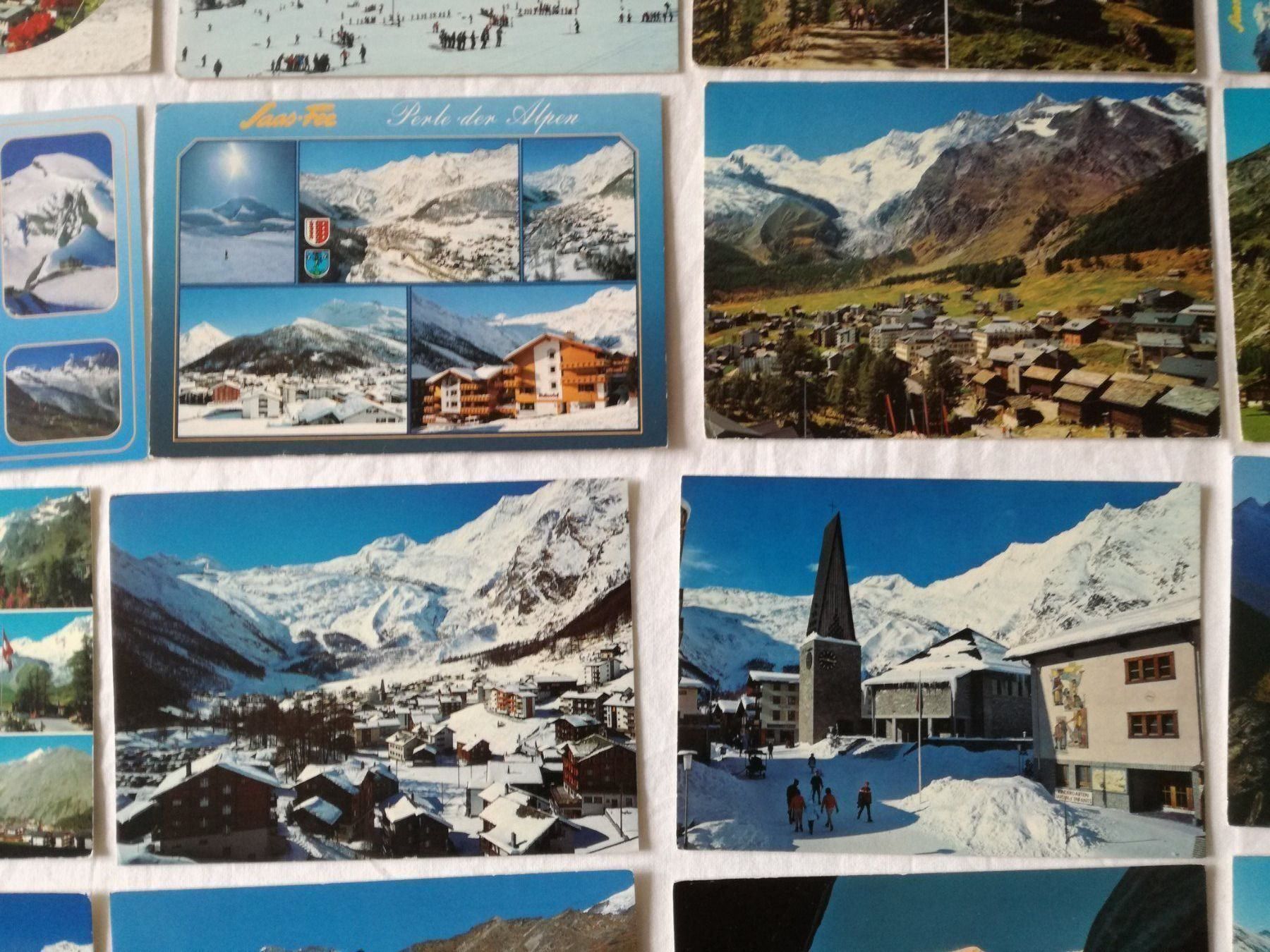 Cartes postales: 16 AK Ansichtskarten Saas Fee – D'occasion à Zürich par Tolima194 5